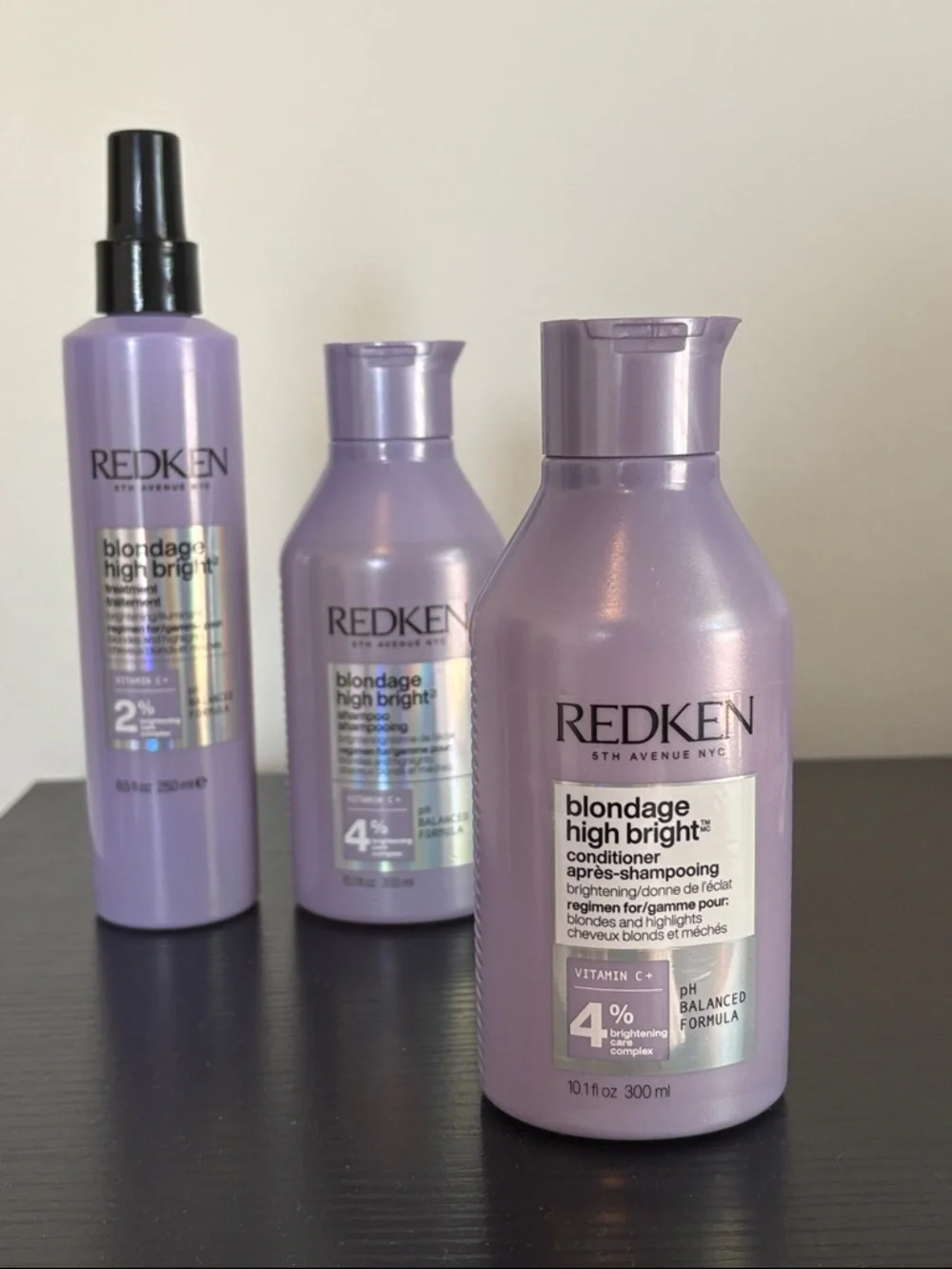 NWT Redken Blondage High Bright Trio - Brightening Hair Care Set - Full Size - Picture 4 of 10